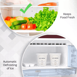 BOSCH Serie 4 290 Litres 3 Star Double Door Refrigerator CTC29S03NI | Sparkly Steel
