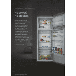 BOSCH Serie 4 290 Litres 3 Star Double Door Refrigerator CTC29S03NI | Sparkly Steel