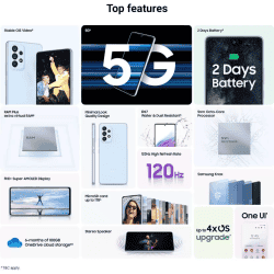 SAMSUNG Galaxy A53 | 128 GB/8 GB RAM | Awesome Peach