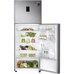 SAMSUNG 415 L Frost Free Double Door 4 Star Refrigerator RT42M553ESL/TL | Real Stainless