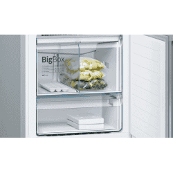 Bosch 559 Ltrs 2 Star Frost Free Double Door Refrigerator KGN56XI40I | Inox-easyclean