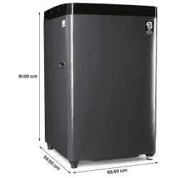 Godrej Fully Automatic Top Load Washing Machine | 6.5 kg | Grey | WTEON ADR 65 5.0 FDTN AURD
