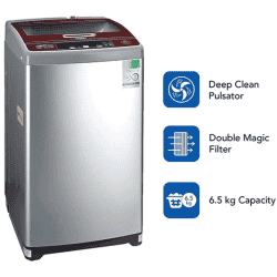 Haier 6.5 kg Fully-Automatic Top Loading Washing Machine | HWM65-707TNZP