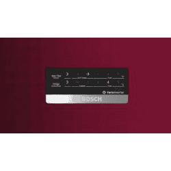 BOSCH Serie 4 364 Litres Frost Free Vario Inverter Triple Door Refrigerator | MultiAirflow System | CMC36WT5NI | Candy Red