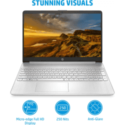 HP Ryzen 5 Hexa Core 5500U | 8 GB/512 GB SSD/Windows 11 Home |15s- eq2144au | Thin and Light Laptop | 15.6 inch | Natural Silver