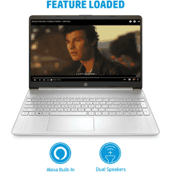 HP Ryzen 5 Hexa Core 5500U | 8 GB/512 GB SSD/Windows 11 Home |15s- eq2144au | Thin and Light Laptop | 15.6 inch | Natural Silver