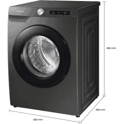 SAMSUNG 8 kg 5 Star Fully Automatic Front Load  | WW80T504DAN1/TL | Grey