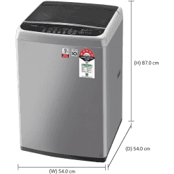 LG 6.5 kg Fully Automatic Top Load  | T65SNSF1Z | Silver