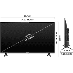 TCL 108 cm |  43S5201 | 108 cm (43 inch) Full HD LED  | Smart Android TV