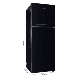 Whirlpool 360 L Frost Free Double Door 3 Star Convertible Refrigerator | IF INV CNV 375 STEEL ONYX 3s-N | Steel Onyx
