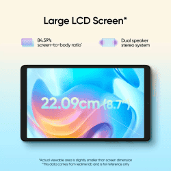 realme Pad Mini Tablet | 4 GB | 64 GB | Wi Fi + Cellular | Blue