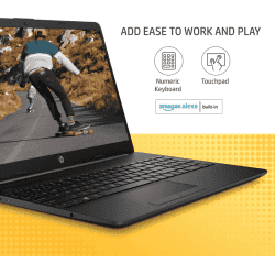 HP Core i3 11th Gen | 8 GB/1 TB HDD/256 GB SSD/Windows 11 Home |  15s-du3614TU Thin and Light Laptop | 15.6 inch | Jet Black