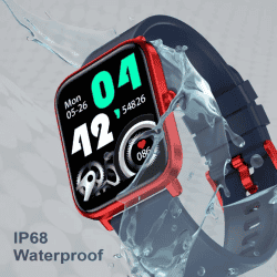 Fire Boltt Smart Watch| BSW026 |  Ninja Pro Max HD Full Touch | Red Navy