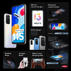 REDMI Note 11S |128 GB/6 GB RAM | POLAR WHITE