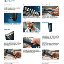 PHILIPS | BT3235/15 |  Trimmer | Blue