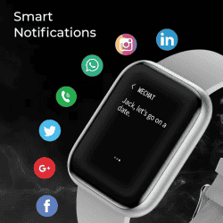 Fire-Boltt Ninja | BSW007 | Smartwatch | Grey