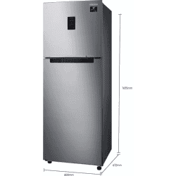 SAMSUNG  Refrigerator | RT34A4622S8/HL | 288 L | Frost Free Double Door | 2 Star | Convertible Refrigerator | Elegant Inox