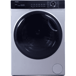 Haier Washing Machine | HW75-IM12929CS3 | 7.5 kg | Fully Automatic Front Load with In-built Heater | Silver