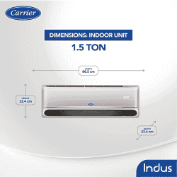 Carrier | CXI-R32 | 1.5 Ton | 3 Star | Hybridjet Inverter Split AC |  | Beige