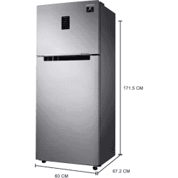 SAMSUNG Refrigerator | RT37T4533S9/HL | 345 L | 3 Star | Frost Free Double Door  | Convertible Refrigerator | Refined Inox