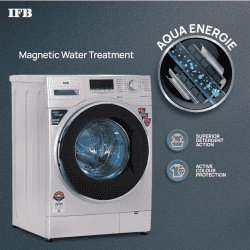 IFB Washing Machine | Executive SXS 9014 | 9 kg | 5 Star | 2X Power Steam,Hard Water Wash Fully Automatic Front Load with In-built Heater | Silver