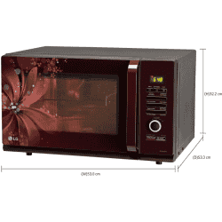LG Micro Oven | MC3286BRUM | 32 L | Convection Microwave Oven| Black