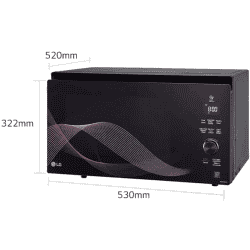 LG Micro Oven | 28 L | Convection Microwave Oven | MJEN286UH| Black