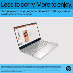 HP Pavilion |15-EG2039TU | Intel Core i7 | 12th Gen | 16 GB/1 TB SSD/Windows 11 Home |Thin and Light Laptop | Natural Silver