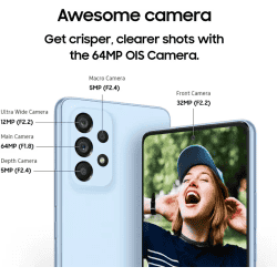 SAMSUNG Galaxy A53 5G |256 GB/8 GB RAM | Awesome Peach