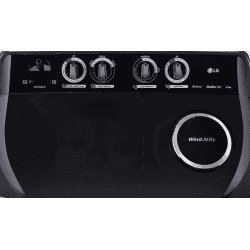 LG Washing Machine| P8535SKMZ | 8.5 kg | Semi Automatic Top Load | Black