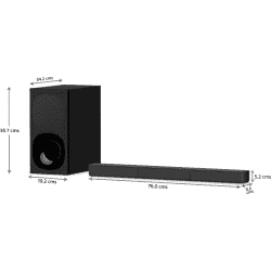 SONY Bluetooth Soundbar | Dolby Digital | 400 W | Black | HT-S20R