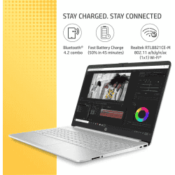HP 15s |15S-FQ5112TU | Intel Core i5  | 12th Gen | 16 GB/512 GB SSD/Windows 11 Home | Thin and Light Laptop | Jet Black