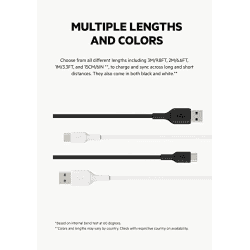 Belkin Charging cable | USB Type C | 1 meter | Black | CAB001BT