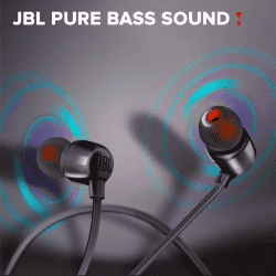 JBL Bluetooth Headset | T165BT | In the Ear |  Black