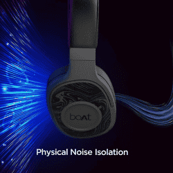 boAt Rockerz 558 Bluetooth Headphone | 50mm premium drivers | Immersive Audio | Physical Noise Isolation | Black