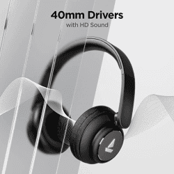 boAt Rockerz 450 Headphones | Luscious Black