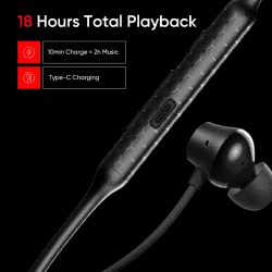 DIZO Wireless Power with ENC | In the Ear | Bluetooth Headset | Classic Black