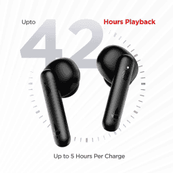 boAt Airdopes 148 RTL | True Wireless Earbuds with IPX4 Water Resistant| 8mm Drivers | Active Black