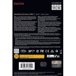 SanDisk Extreme Pro 64 GB | 170 MB/s | Memory Card