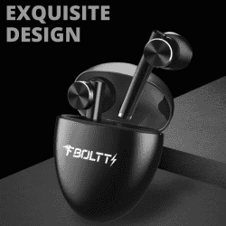 Fire-Boltt BE1300 Bluetooth Headset | True Wireles | Black