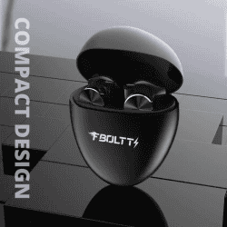 Fire-Boltt BE1300 Bluetooth Headset | True Wireles | Black