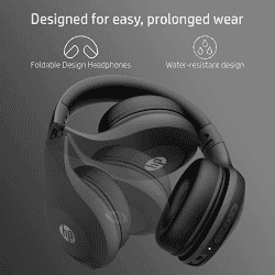 Hp 500 Bluetooth Wireless Ear Headphones | Black