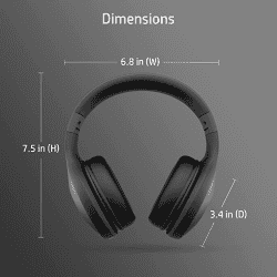 Hp 500 Bluetooth Wireless Ear Headphones | Black