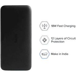 Redmi Power Bank | 20000 mAh  | 18 W | Fast Charging | Black | PB200LZM