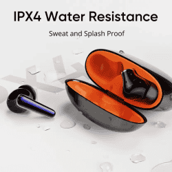 DIZO Buds Z Pro | True Wireless | Active Noise Cancellation | Bluetooth Headset | Orange, Black