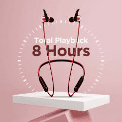 boAt Rockerz 255F | Bluetooth Headset | Raging Red