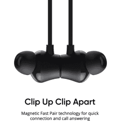 DIZO Wireless Bluetooth Headset | In the Ear | Classic Black
