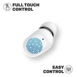 Fire-Boltt Buds BE1400 | Truly Wireless Bluetooth in Ear Earphone with Mic | White