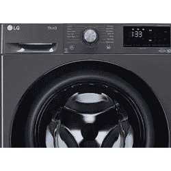 LG 7 kg Wifi Fully Automatic Front Load with In-built Heater | FHV1207Z4M | Black