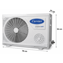 Carrier 1.0 Ton 5 Star Split | 12K EMPERIA CXI HYBRIDJET WIFI | White